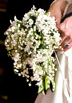 Kate's Bouquet Photo Credit, Ian West/PA Wire