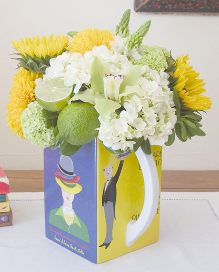 sunflowers hydrangea orchids