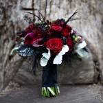 black feather bouquet